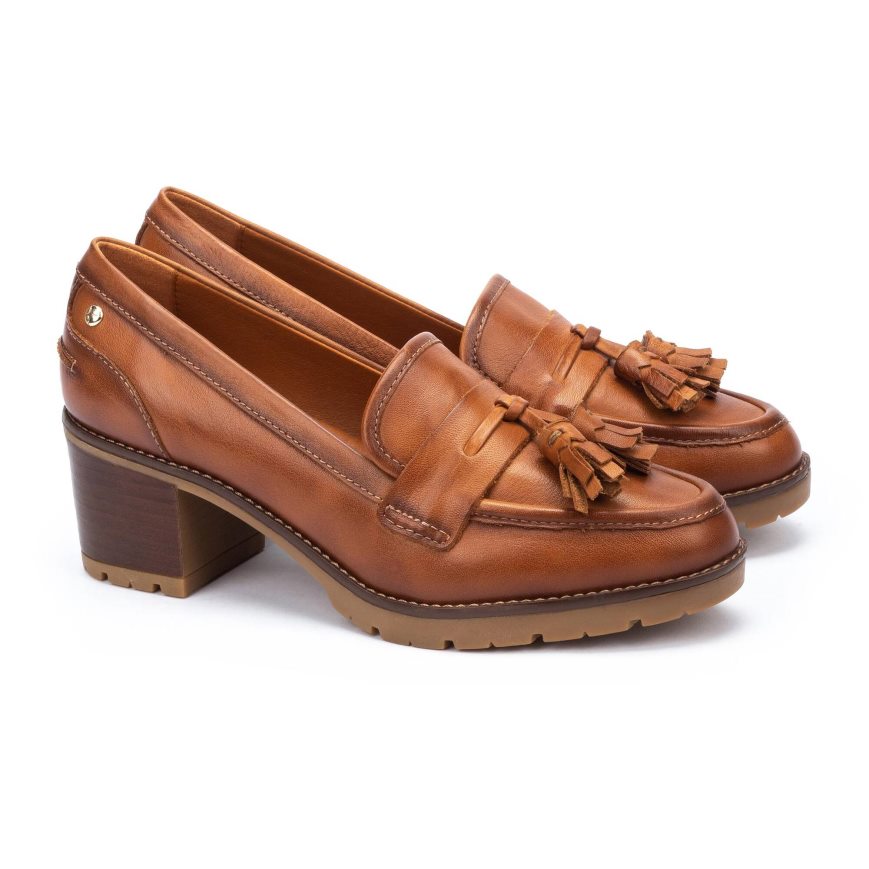 Women's Pikolinos LLANES Loafers Brown | NZ E2857A9